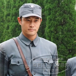 新四帽子八路帽红棉麻志愿配件军伪皇协南昌起义帽子