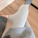 浅灰色打底裤女外穿秋冬季加绒加厚深灰色连裤袜保暖烟灰色打底袜