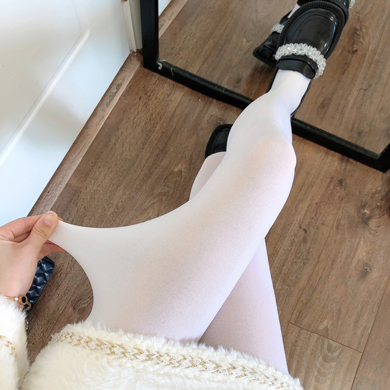 日系白色丝袜女春秋jk甜美jk