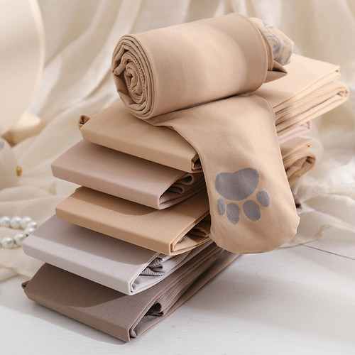 春秋款肉色猫爪丝袜光腿裸感肤色