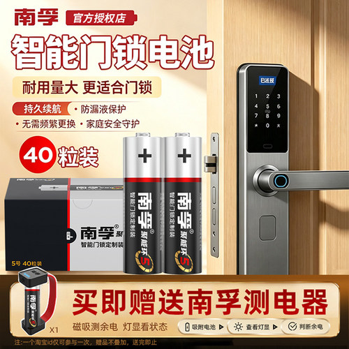南孚5号碱性智能门锁专用电池