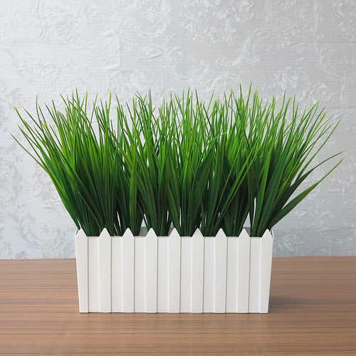 家居室内外假绿植物摆设田园栅栏