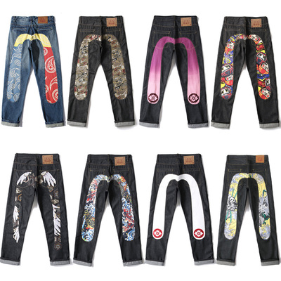 龙腾福神春夏款大M牛仔裤