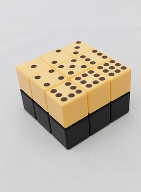 蓝蓝多米诺二三三魔方骰子魔方233图案魔方