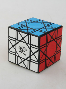 大雁 八卦魔方 黑色6 axis 8 rank Cube 黑底bagua魔方