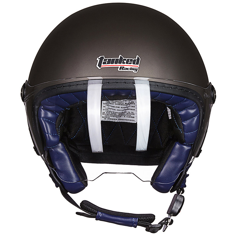 Tank Electric vehicle Retro Helmet men and women Four seasons Half helmet locomotive personality safety hat winter keep warmin the Motorcycle/Equipment/Fitting , Motorcyclist equipment , Motorcycle Helmets  category - from Buy2taobao.com to provide professional Taobao agent buy service