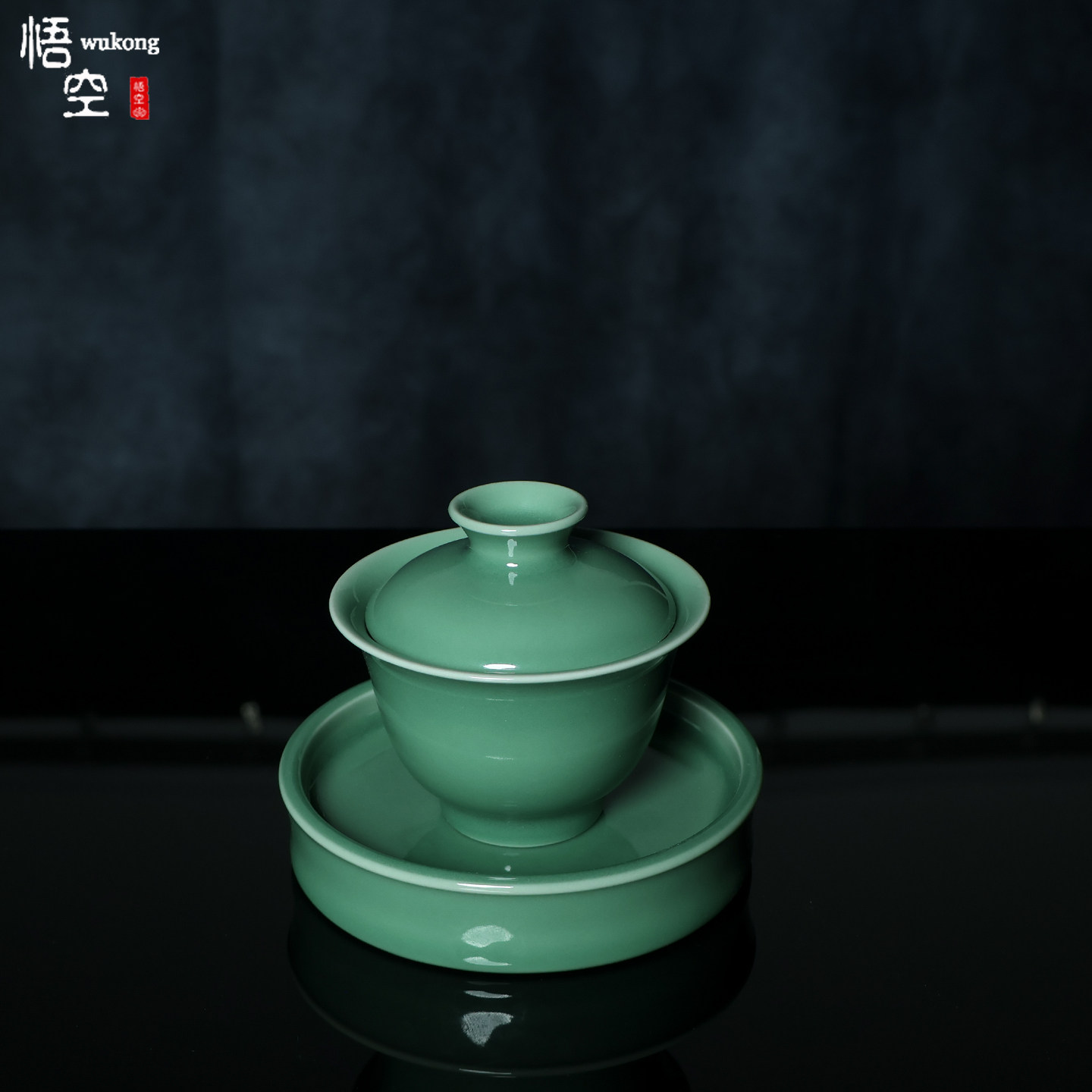 新品功夫茶道龙泉青瓷梅子青全手工纯色素面高端泡茶三才盖碗茶杯,餐饮具,盖碗,淘宝优惠券,粉丝福利购,淘宝优惠卷