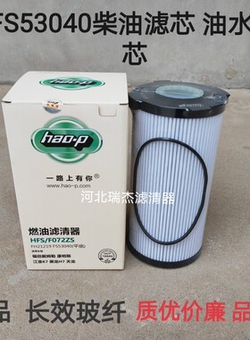 FS53040 FH21219适配福田戴姆勒欧曼GTL超能版油水柴油滤清器滤芯