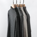 长袖 德绒半高领修身 打底衫 新款 t恤上衣 女秋冬装 薄绒保暖内搭大码