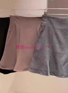 女人味爆棚！23年新色系~纯圆S家 高腰喇叭鱼尾半身裙