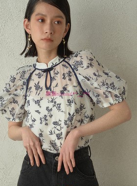 经典国风推荐！独+原~LB家 盘扣重工刺绣镂空提花衬衫