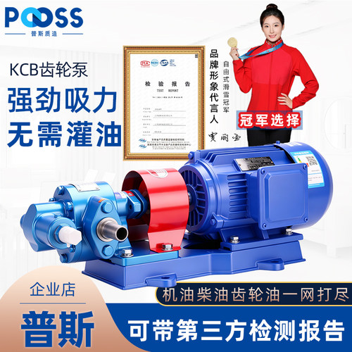 普斯kcb齿轮油泵电机单相220