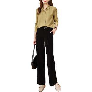 衬衫套裤两件套面试裤高级感职业套装春款女2026工作服春气质正装