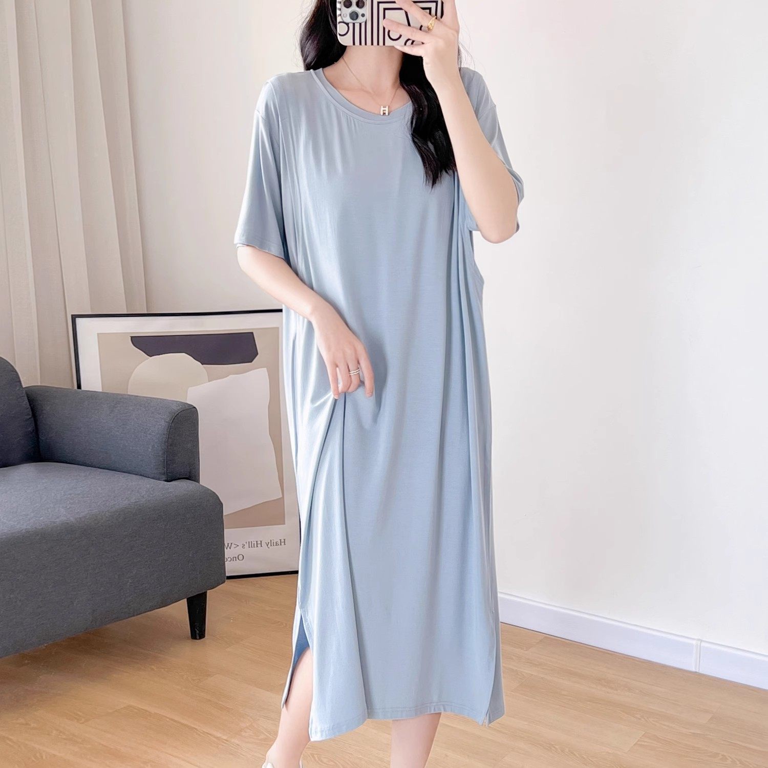 夏季免穿文胸新款孕妇哺乳裙子带胸垫家居裙莫代尔中长喂奶连衣裙,孕妇装/孕产妇用品/营养,连衣裙,淘宝优惠券,粉丝福利购,淘宝优惠卷