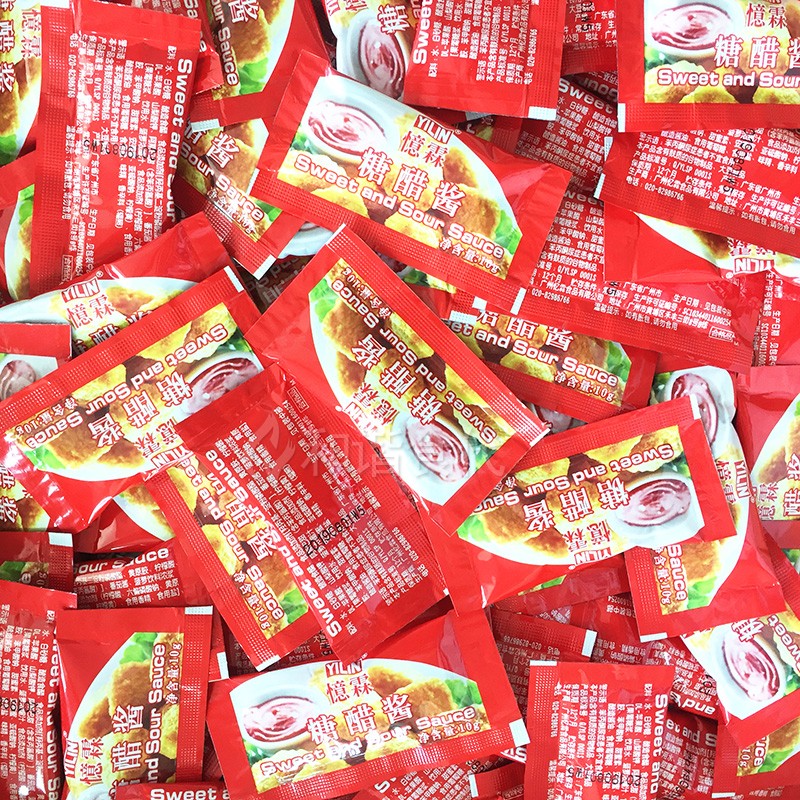 忆霖汉堡原料甜酸酱新品