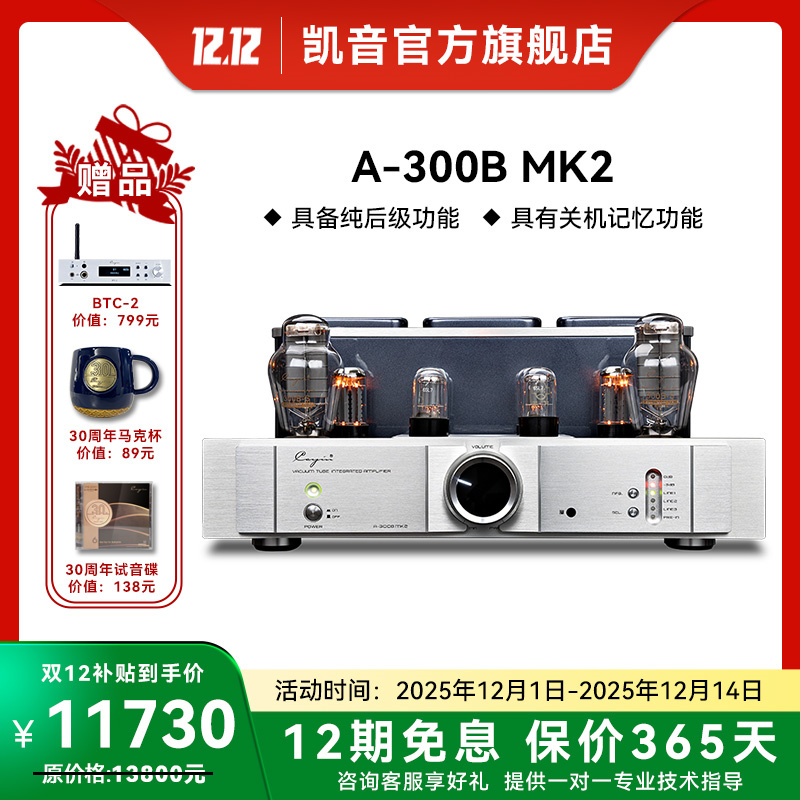 cayina-300bmk2凯音单端甲类功放