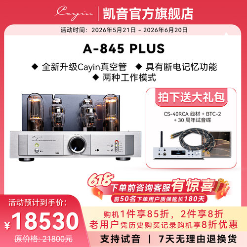 cayina-845plus凯音家用发烧胆机