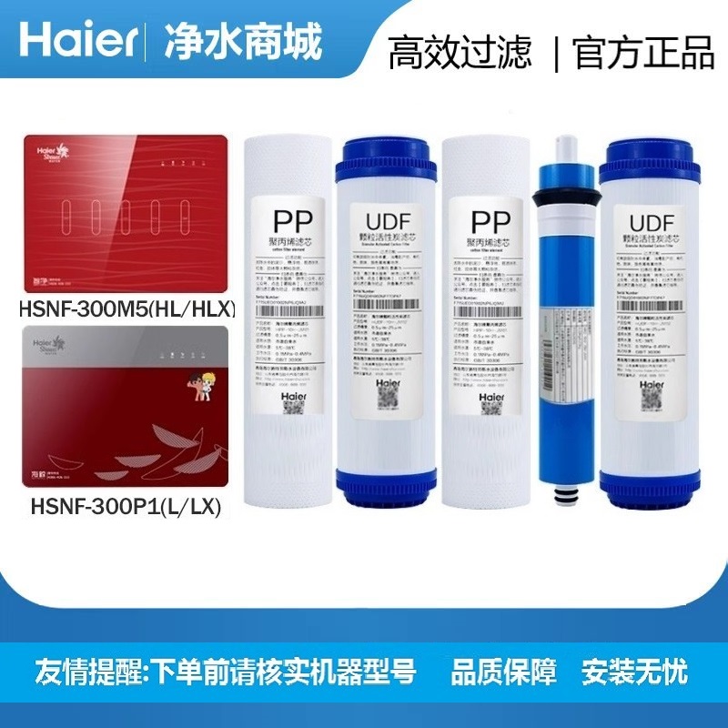 海尔施特劳斯净水器滤芯HSNF-300M1/M5/A1/Q7/Q8/P1M/H/L原装正品
