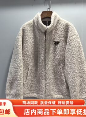 庄Z245N155冬装2025女新款时尚韩系立领颗粒绒加厚皮毛一体短外套