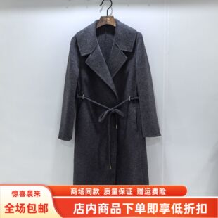 休闲双面羊绒大衣长款 DDF 时尚 2025女新款 气质羊毛外套 DW3853冬装