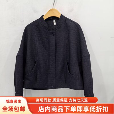 KLD-W6395冬装2026女新款时尚立领夹克休闲宽松夹丝棉百搭短外套