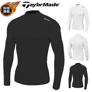 泰勒梅高尔夫保暖衣秋冬季加绒打底衫上衣golf球服装长袖T恤男装