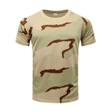 Летняя быстросохнущая камуфляжная детская дорожная футболка с коротким рукавом подходит для мужчин и женщин для школьников, делается под заказ, с печатью вашего логотипа