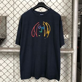 The Beatles披头士T恤John Lennon约翰列侬人像简笔画男女短袖潮