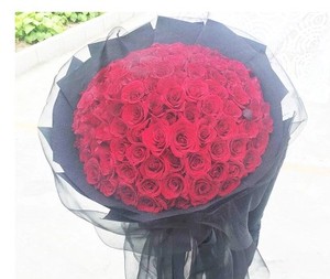 99朵红玫瑰花束厦门思明海沧湖里集美同安翔安区同城鲜花速递送花