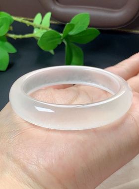 天然冰种独龙玉高冰高档玉镯
