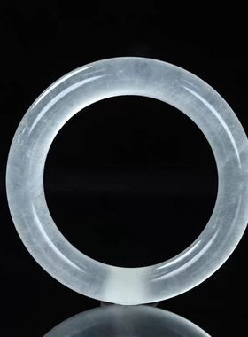 天然a货独龙玉胖圆条玉镯