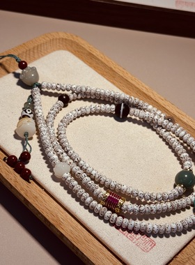 原创星月菩提手机挂链 挂脖挂绳 创意可拆卸防丢失菩提斜挎通用款