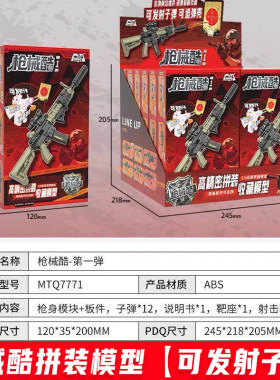 枪械酷拼装枪武器模型第一弹玩具