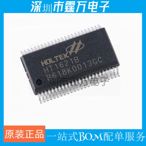 贴片 HT1621B集成电路 RAM映射 LCD驱动器液晶IC芯片SSOP-48