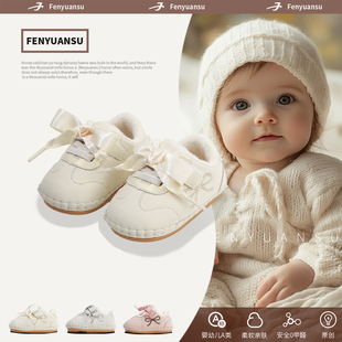 学步鞋 冬季 12个月软底加绒宝宝棉鞋 子女童6 秋冬婴幼儿婴童 婴儿鞋