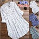 shirt long size Big cotton women blouse tops shirts ladies