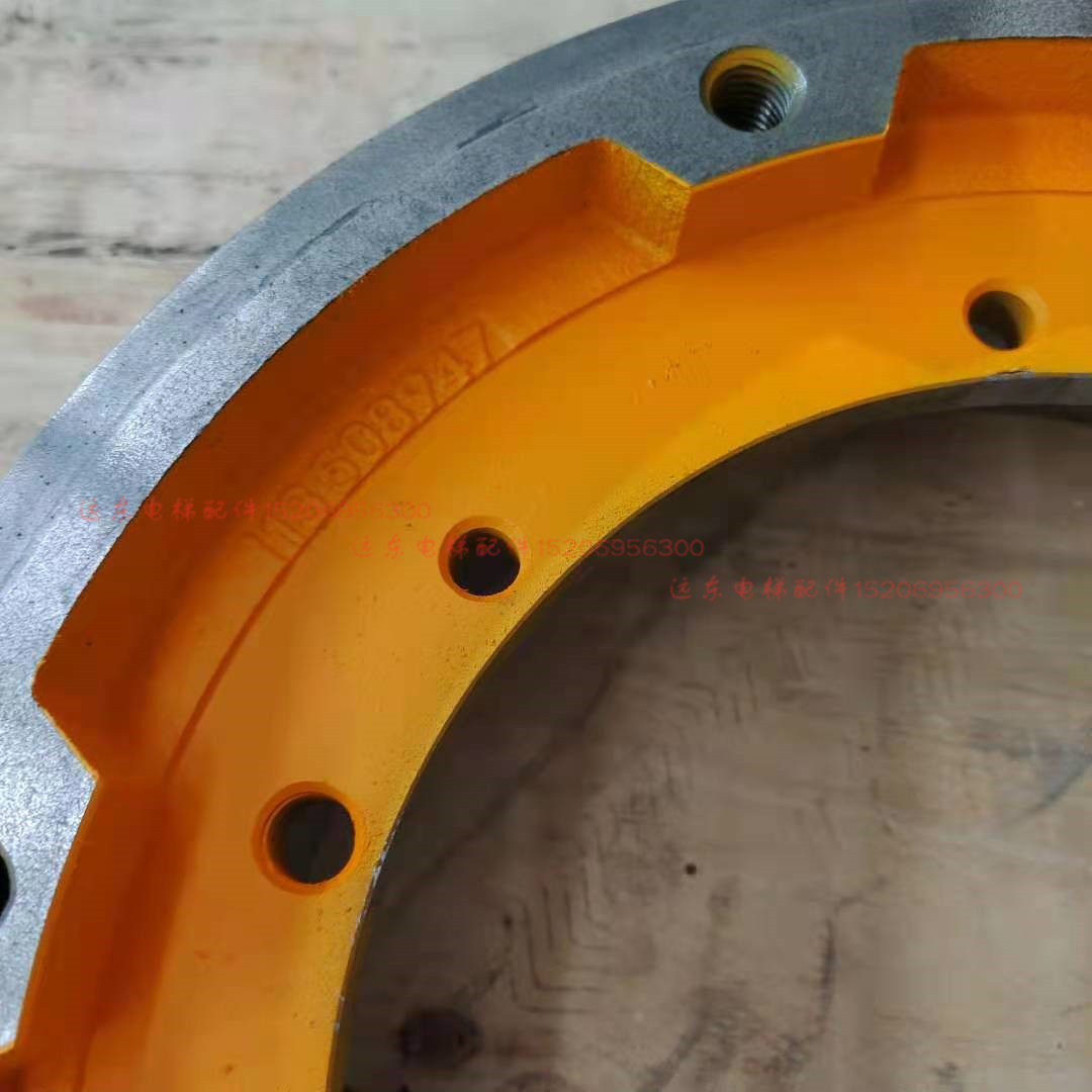 电梯曳引轮hgp永磁同步主机曳引轮 400*10*5槽10mm钢丝绳原装