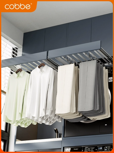 Стиральная машина невидимая сушильная стойка на балконе сушилка Скрытая многофункциональная вытягивающая брюки на шельфе