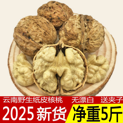 云南薄皮核桃壳薄仁白5斤装