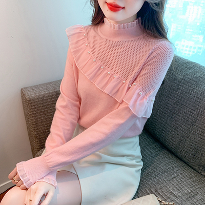 缕空设计感毛衣女秋冬装内搭网红