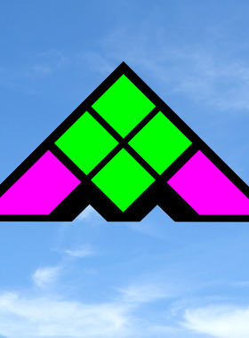 奥月P31云鼎轻体风筝微风易飞高档成人轻薄伞布碳杆专业级大三角