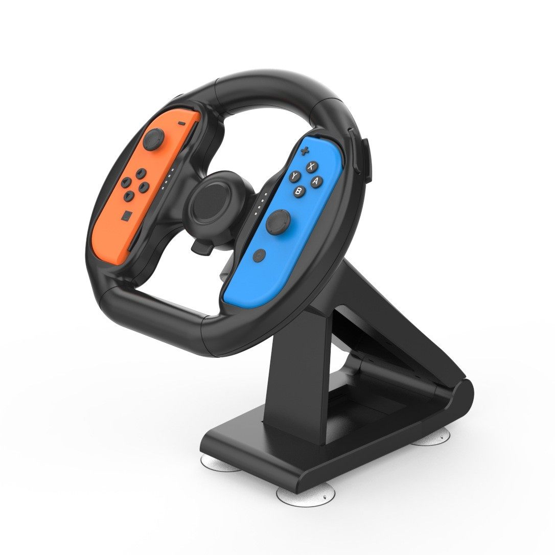 스위치 레이싱 스티어링 휠 JOY-CON 소형 핸들 스티어링 휠 스위치 OLED 게임 핸들 스티어링 휠