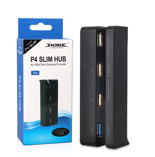 USB 2.0 2转4USB扩展器 3.0接口通用转换器 PS4 SLIM DOBE HUB