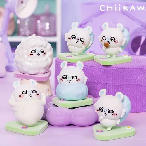 新品 MINISO名创优品CHIIKAWA飞鼠纯享系列手办盲盒潮玩可爱摆件