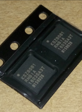 KSZ8081RNBIA-TR 封装：TQFN32 MICROCHIP原装以太网控制芯