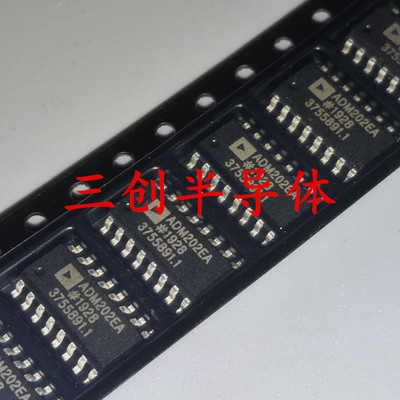 全新原装ADM202EA ADM202EARNZ RS-232驱动器/接收器 SOP-16 5个