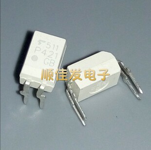 TLP421 P421 TLP421GB DIP-4 直插光耦 东芝 全新原装 10个