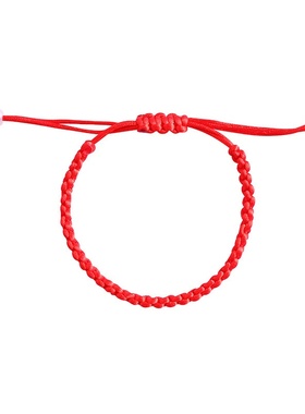 端午节红绳手工编织凤尾结本命年简约手链民族风情侣手链手绳