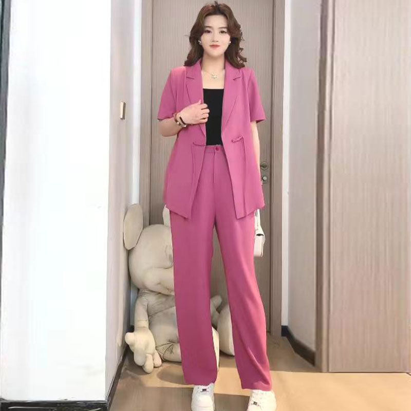 2023夏季法式时尚西装外套套装