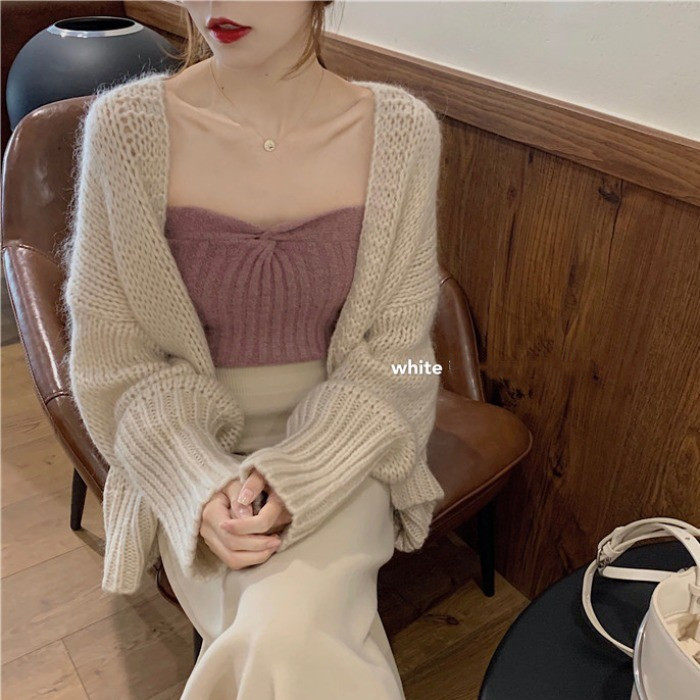 重工八股加厚山羊绒开衫女2025秋冬新款宽松显瘦大码针织毛衣外套,女装/女士精品,羊绒衫,淘宝优惠券,粉丝福利购,淘宝优惠卷